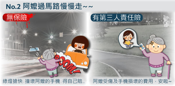 阿嬤過馬路慢慢走